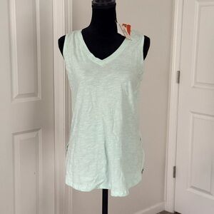 Ocean Drive Light Green Tank Top